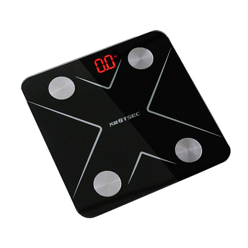 Bathroom Scale for Body Weight, Highly Accurate Digital Weighing Machine for People, Upgraded Batteries Included, Compact Size, LED Display, Physician Scale with Sturdy Tempered Glass, 400lb