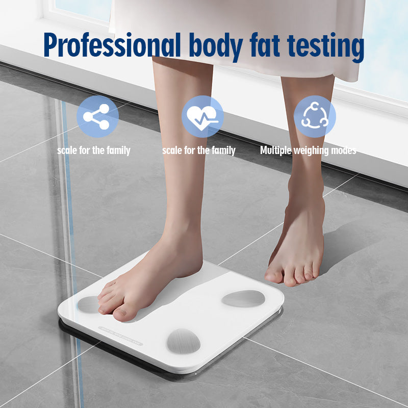 Scale for Body Weight, High Accurate Smart BMI Digital Bathroom Scale, Bluetooth Body Fat Scale with Baby Mode, Body Composition Monitor Health Analyzer Sync with Smartphone App