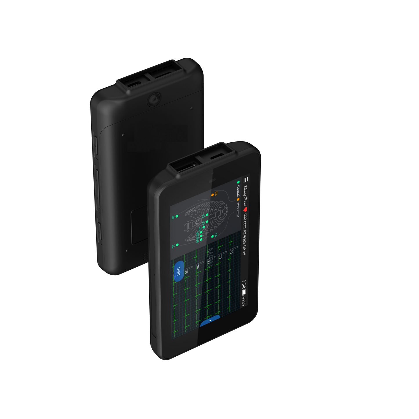 12 channel ECG Holter Up to 8 days cable heart rate monitor ecg monitor holter ecg