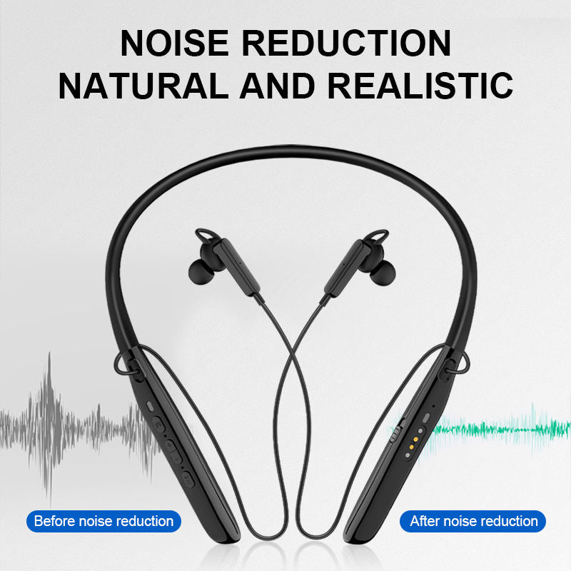 Bone Conduction Hearing Aid Headphone Wireless TV listening Headset Hearing Sound Amplifier