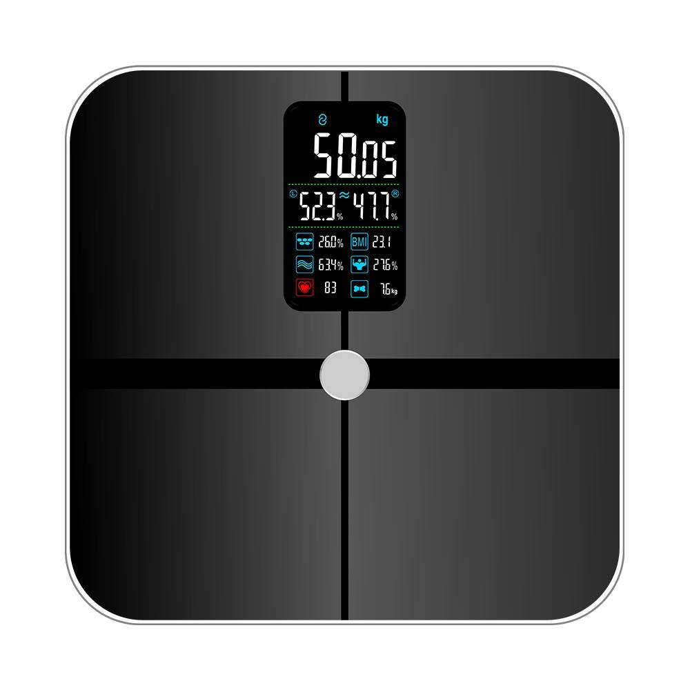 New Design Rechargeable scale wifi indicator weigh bmi body fat calculator scale