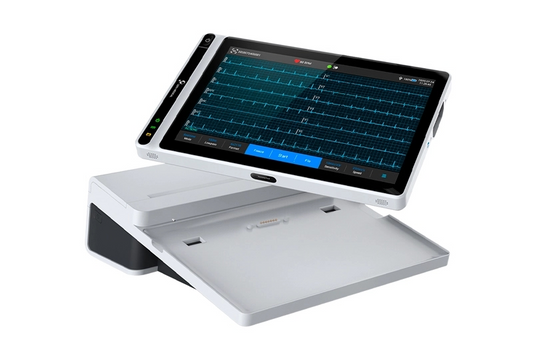 Grade 18 Leads Smart Portable ECG Monitor T180 with Printer AI Analysis Diagnosis Tablet Touch Screen