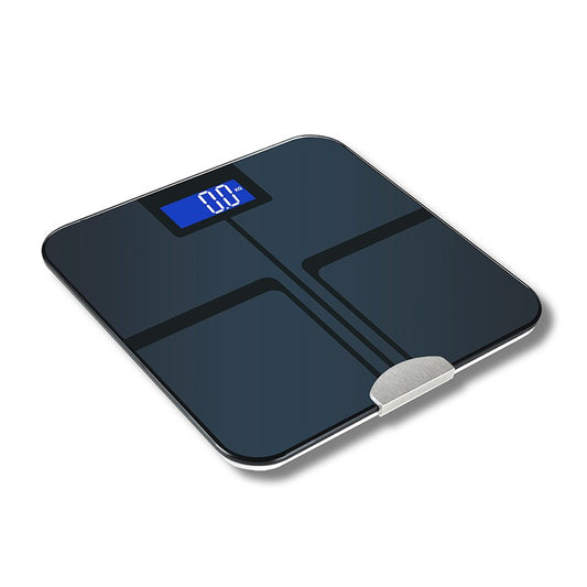 Digital AccuCheck Bathroom Scale for Body Weight, Capacity up to 400 lbs, Batteries Included, Ash Grey