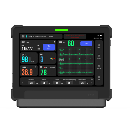 Standard Multi-Parameters Portable Vital Sians Monitor Medical Telemedicine Equipment