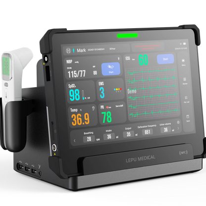 AI Remote Monitoring Device Multi Parameter Telemedicine Vital Signs Monitor
