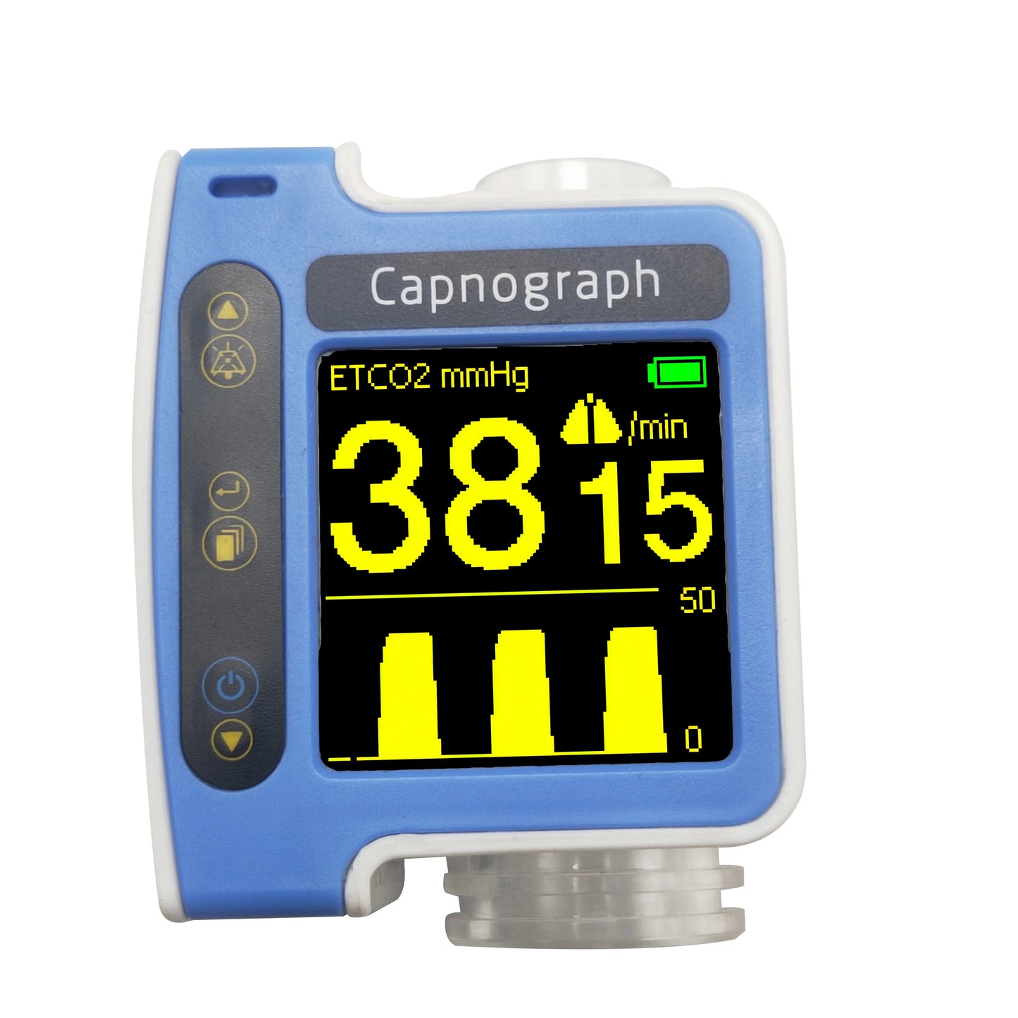Portable Mini Handheld Capnograph Analyzer Real-time CO2 Capnography EtCO2 Monitor CE Certified Class II for Emergency Medicine