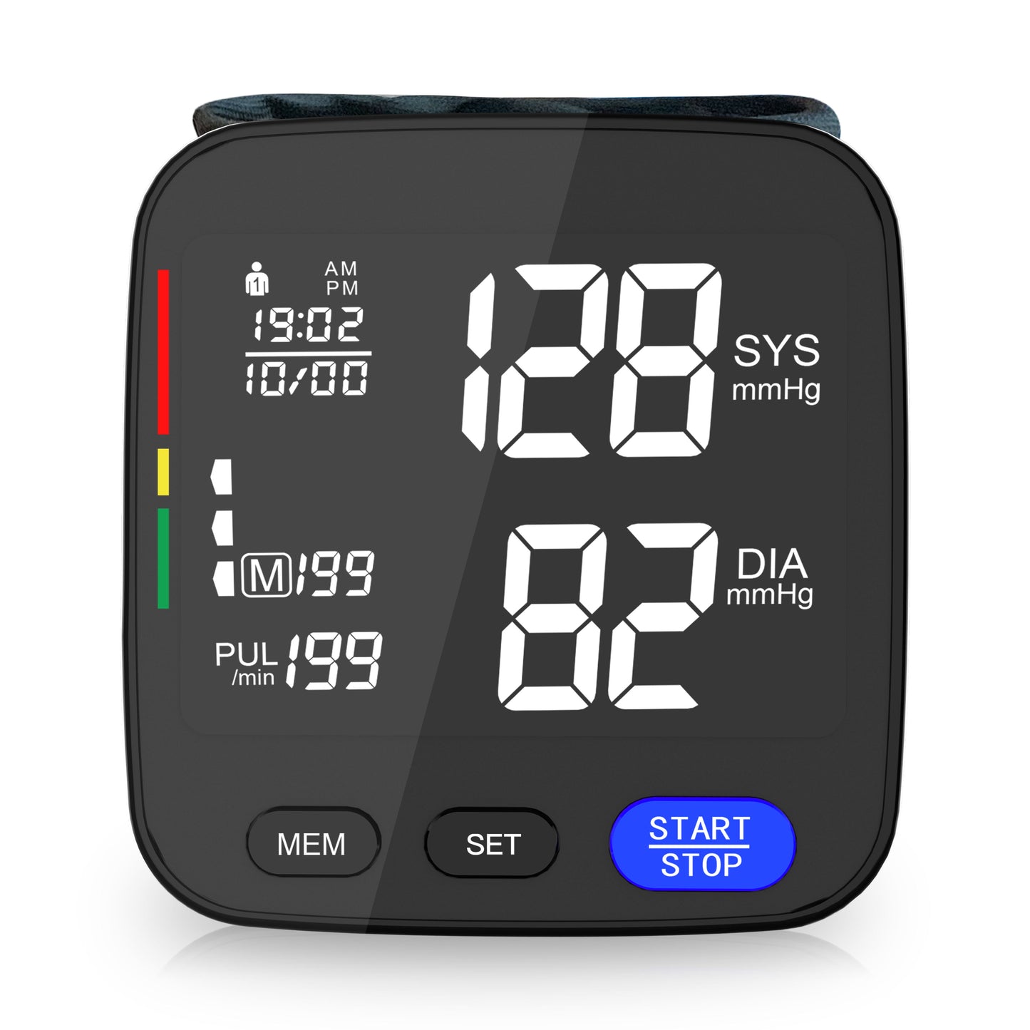 Digital Bp Machine Meter Wrist Type Digital Smart Automatic Sphygmomanometer