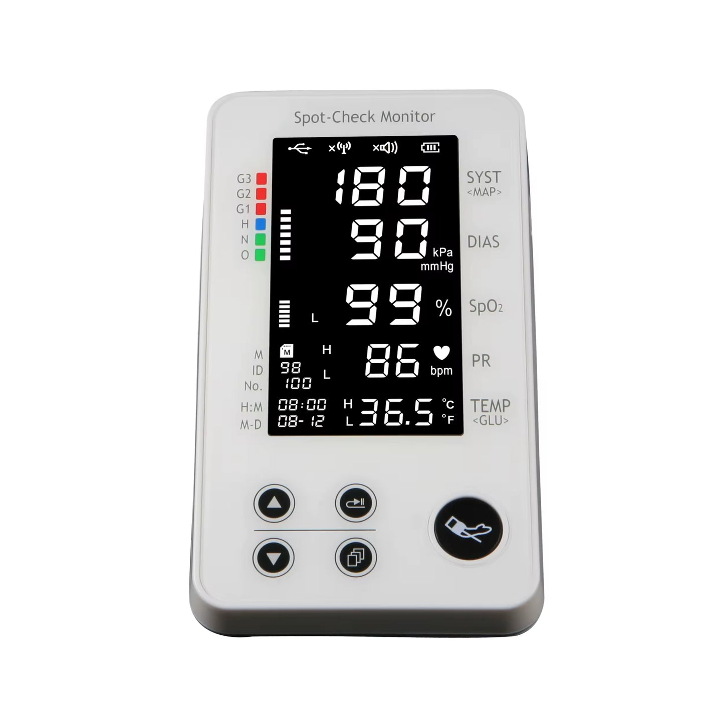 High Quality Portable Hand-Held Multi-parameter ECG/SPO2/Blood