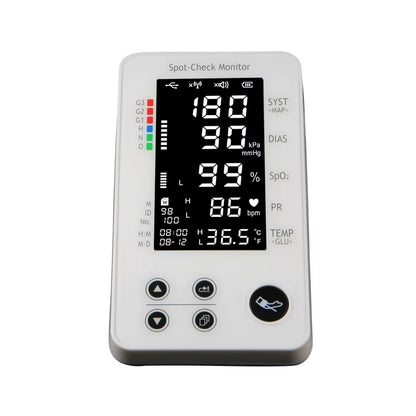 High Quality Portable Hand-Held Multi-parameter ECG/SPO2/Blood