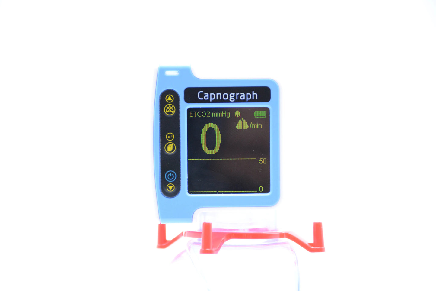 Portable Mini Handheld Capnograph Analyzer Real-time CO2 Capnography EtCO2 Monitor CE Certified Class II for Emergency Medicine