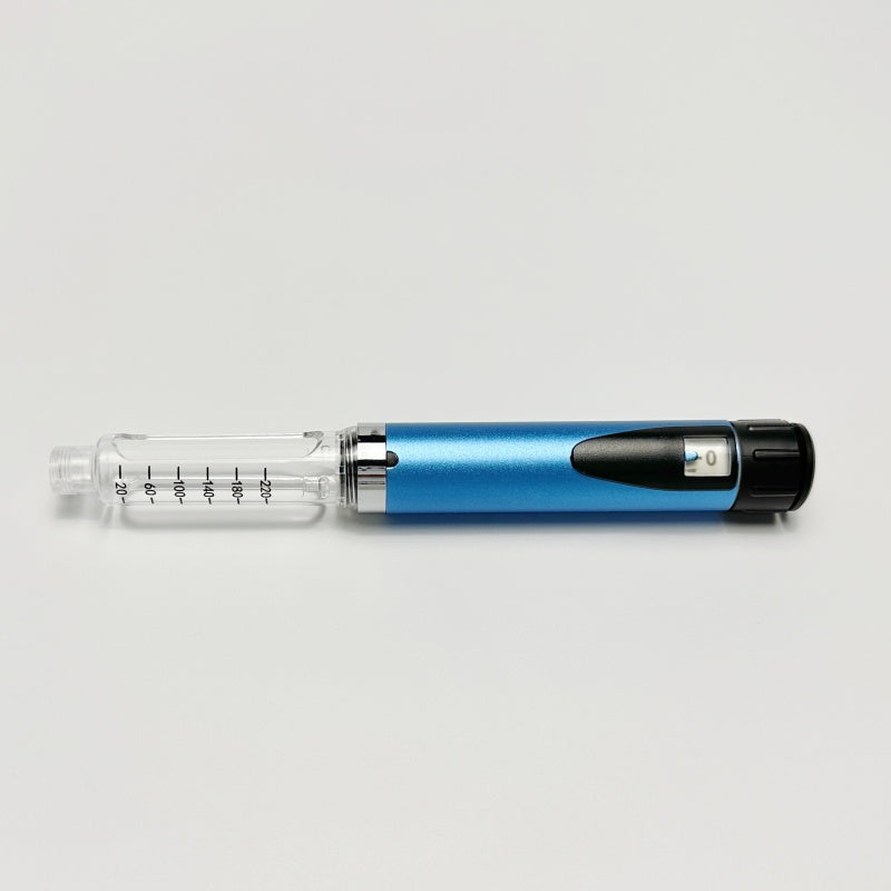 Reusable Metal Injection Pen Metal body (blue finish)