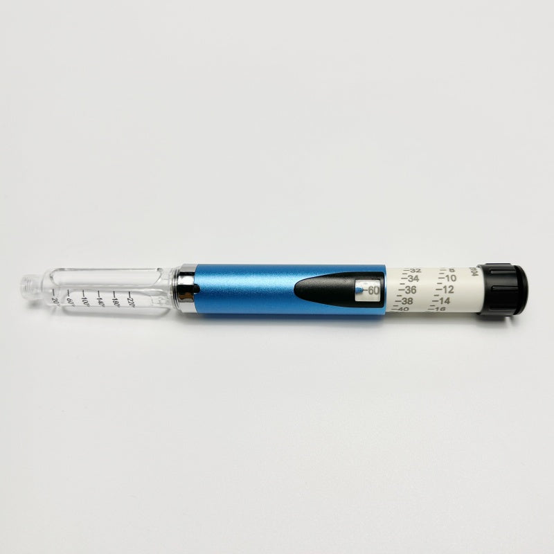 Reusable Metal Injection Pen Metal body (blue finish)