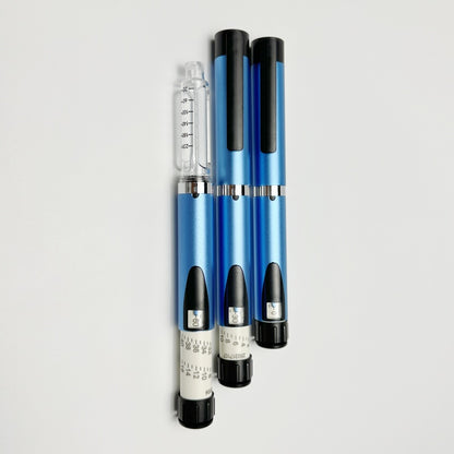 Reusable Metal Injection Pen Metal body (blue finish)