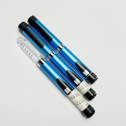 Reusable Metal Injection Pen Metal body (blue finish)