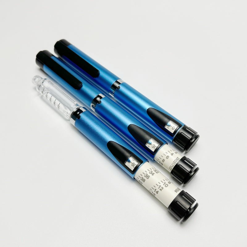 Reusable Metal Injection Pen Metal body (blue finish)