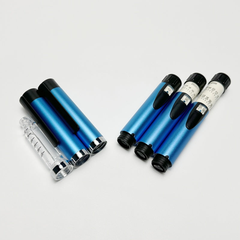 Reusable Metal Injection Pen Metal body (blue finish)