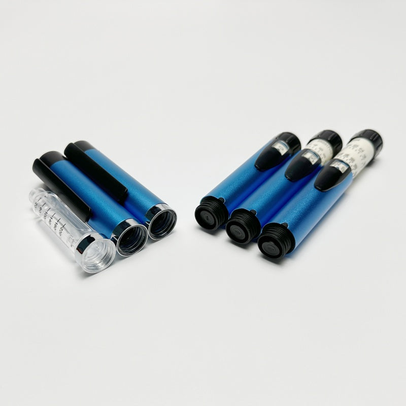 Reusable Metal Injection Pen Metal body (blue finish)
