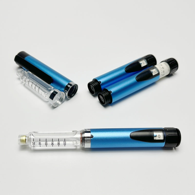 Reusable Metal Injection Pen Metal body (blue finish)
