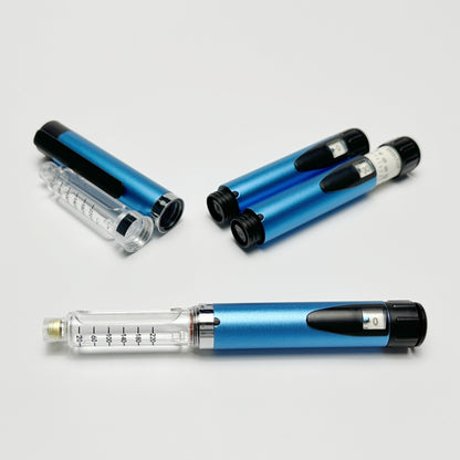 Reusable Metal Injection Pen Metal body (blue finish)