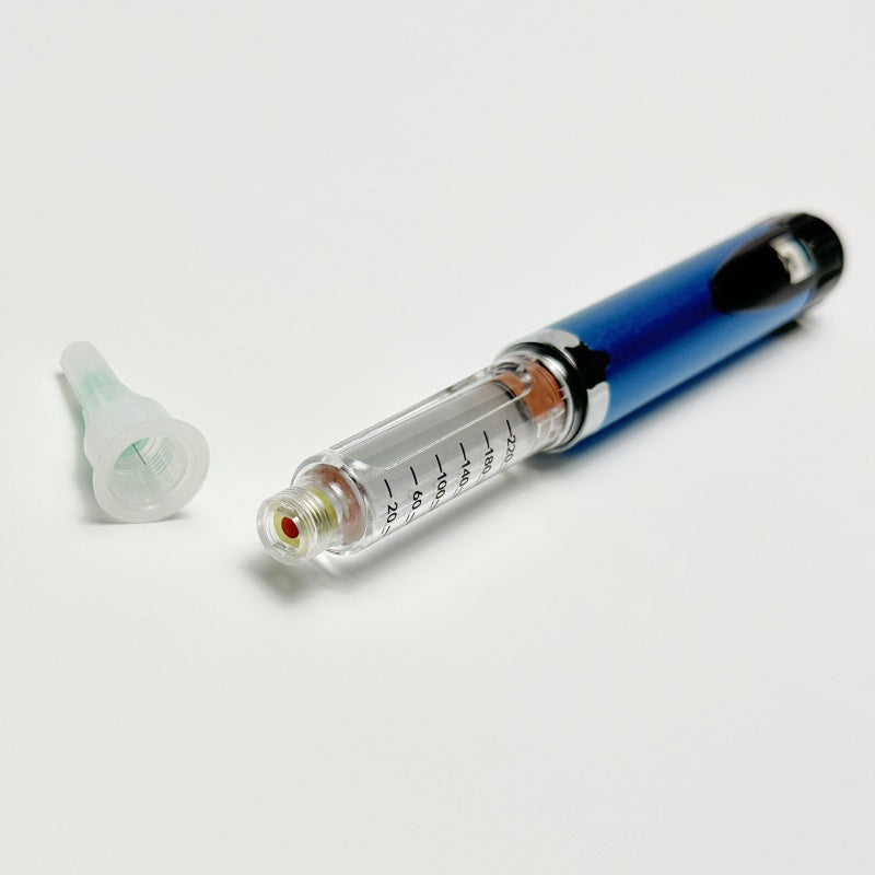 Reusable Metal Injection Pen Metal body (blue finish)