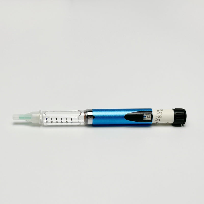 Reusable Metal Injection Pen Metal body (blue finish)
