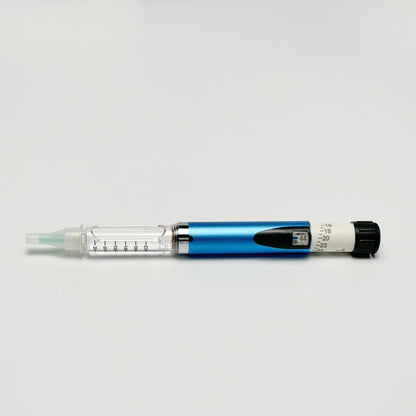 Reusable Metal Injection Pen Metal body (blue finish)