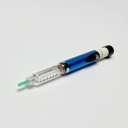 Reusable Metal Injection Pen Metal body (blue finish)