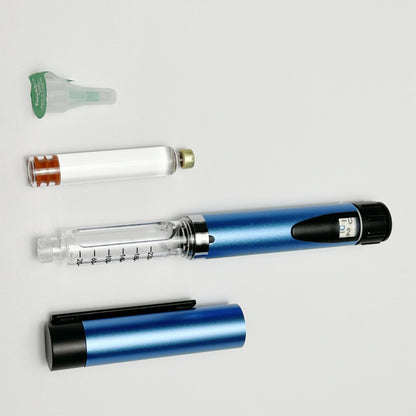 Reusable Metal Injection Pen Metal body (blue finish)