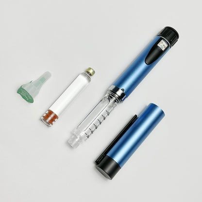 Reusable Metal Injection Pen Metal body (blue finish)