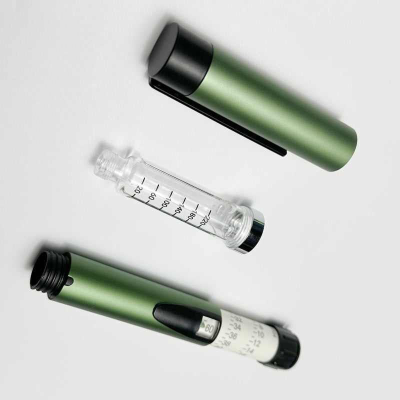 Metal Insulin Injection Pen Metallic Blue