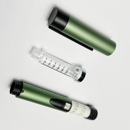 Metal Insulin Injection Pen Metallic Blue