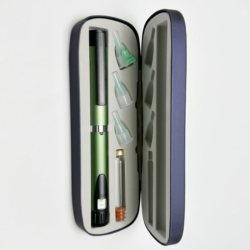 Metal Insulin Injection Pen Metallic Blue