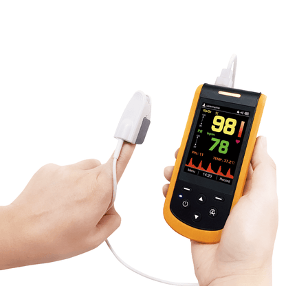 Digital Portable Rechargeable Handheld Pulse Oximeter SP-20 for Infant Kid Adult Android iPhone with Wireless Bluetooth Connection