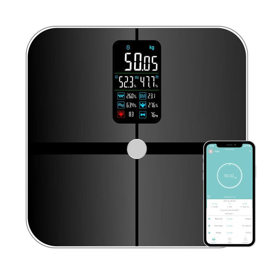 New Design Rechargeable scale wifi indicator weigh bmi body fat calculator scale