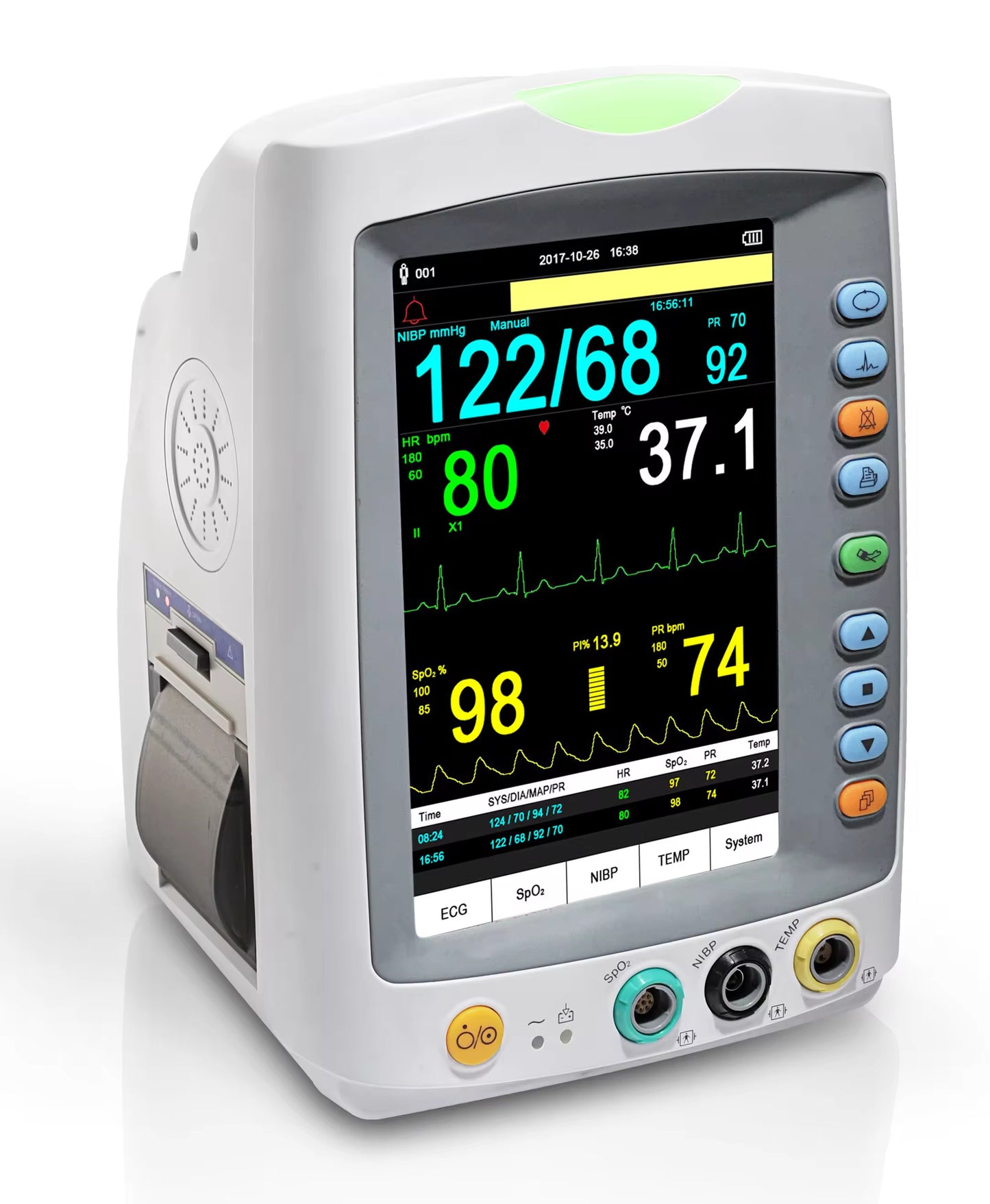 6-Parameter Handheld Portable Vital Signs Monitor Designed for Ambulance, Emergency & Mobile Care