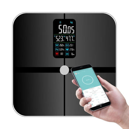 New Design Rechargeable scale wifi indicator weigh bmi body fat calculator scale