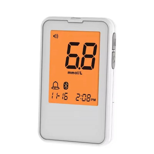 Smart blood glucose monitor kit blood glucose analyzer monitoring test strips bluetooth sensor