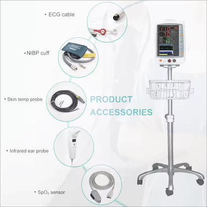 6-Parameter Handheld Portable Vital Signs Monitor Designed for Ambulance, Emergency & Mobile Care