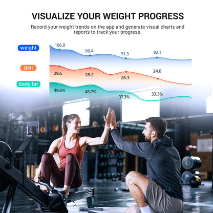 Digital BMI Weight Balance Scales FSA HSA Eligible Heavy Duty Measuring Scale for People Accurate Bluetooth Weighing Scale Electronic Weigh Scales, Black