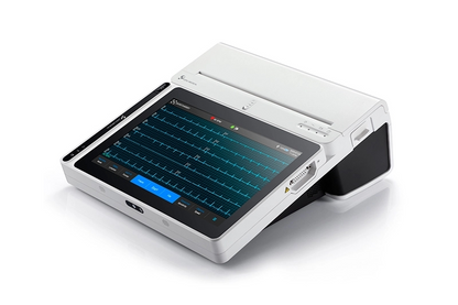 Grade 18 Leads Smart Portable ECG Monitor T180 with Printer AI Analysis Diagnosis Tablet Touch Screen